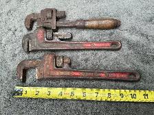 Set of 3 Vintage Pipe Wrenches !
