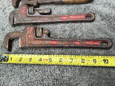 Set of 3 Vintage Pipe Wrenches ! - Photo 2
