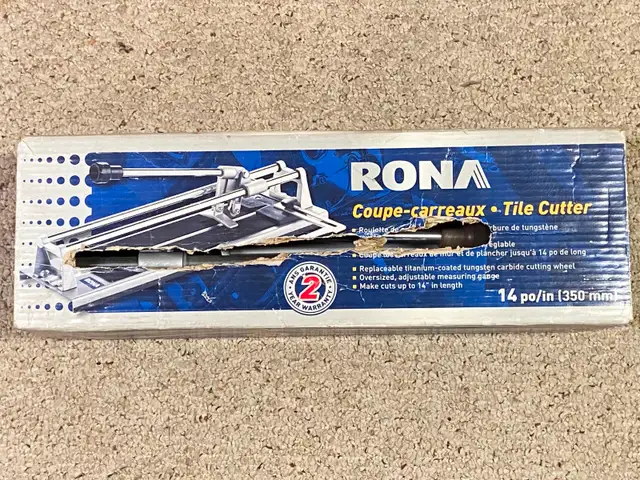 Manual 14" Tile Cutter. Great Shape
