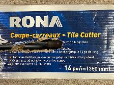 Manual 14" Tile Cutter. Great Shape - Photo 2