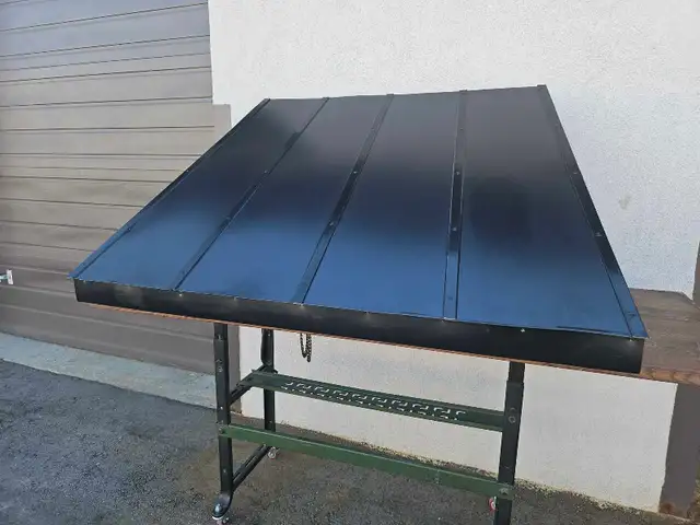 Black Metal Awning