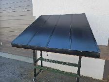Black Metal Awning
