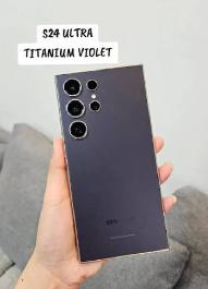 Samsung S24 Ultra Violet in New Condition Unlocked with case