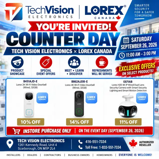 LOREX DOORBELL AND CAMERA ON SALE