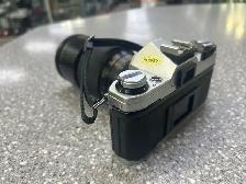 Canon AE-1 35mm Camera 200MM Lens Broken Battery As Is Door - Photo 3