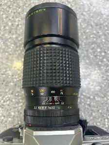 Canon AE-1 35mm Camera 200MM Lens Broken Battery As Is Door - Photo 5