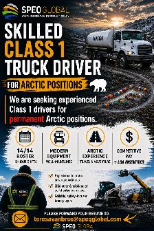 SPEQ Global Class 1 Truck Driver