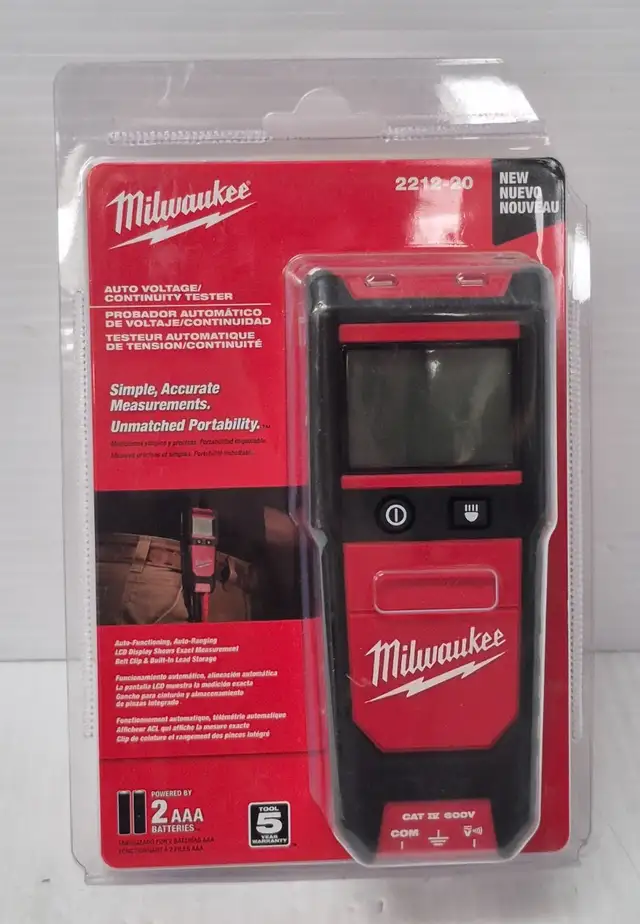 (N9750486) Milwaukee 2212-20 Auto Voltage/Continuity Tester