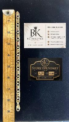 10K  yellow Gold Bracelet  # R 42 - Photo 6