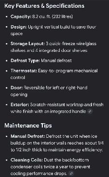 Danby Upright Freezer - Photo 6