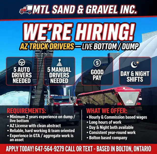 Gravel Driver & Mechanic