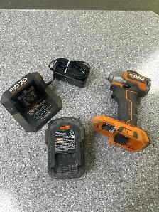Ridgid R8723 18V Subcompact Impact Kit With 4AH And Charger - Photo 2