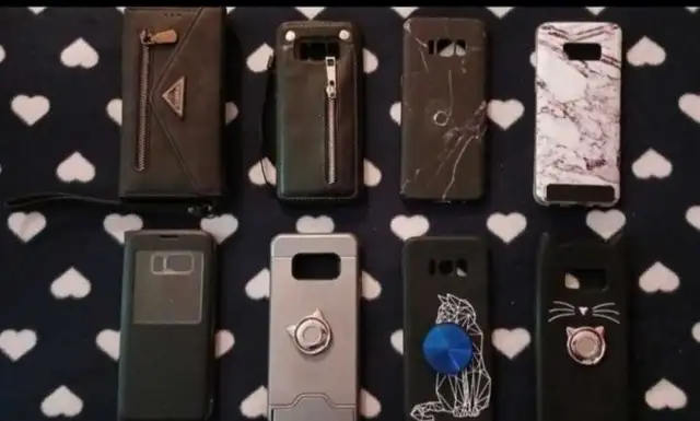8 Hardly Used Samsung Galaxy S8 Cellphone Cases