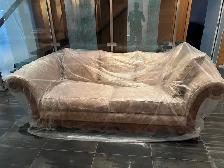 One couch and one arm chair are for sale for best offer