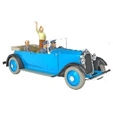AUTO VOITURE 1/24 NUMÉRO 19 TINTIN EN AMERIQUE LIVR. GRATUITE - Photo 2