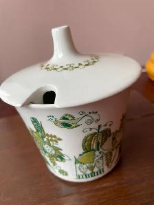 Charming Vintage Figgjo Flint Sugar Bowl –– Scandinavian 1960s