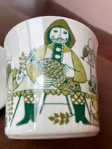 Charming Vintage Figgjo Flint Sugar Bowl –– Scandinavian 1960s - Photo 2