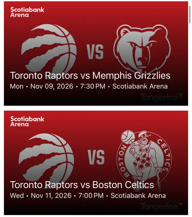 Raptors Tickets