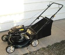 YARDWORKS REAR BAG GAS LAWNMOWER