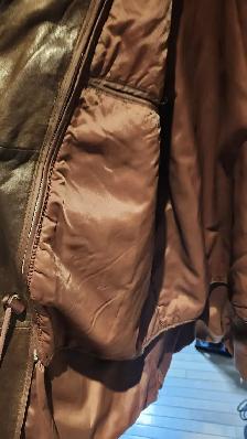 VINTAGE 90s REED SPORTSWEAR LEATHER COAT –THINSULATE 52 TALL $75 - Photo 4