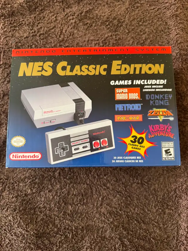 Nes mini classic edition boîte nintendo console