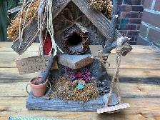 Cute Rustic Small Decorative Wooden Birdhouse ! - Photo 3