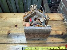 Cute Rustic Small Decorative Wooden Birdhouse ! - Photo 7