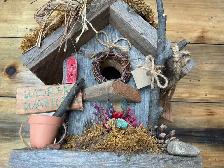 Cute Rustic Small Decorative Wooden Birdhouse ! - Photo 8