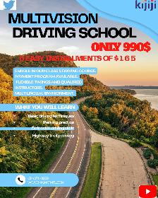 FULL CLASS-5, CAR DRIVING COURSE WITH APPROVED SAAQ SCHOOL