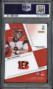 Joe Burrow Auto Rookie Card PSA10 - Photo 2