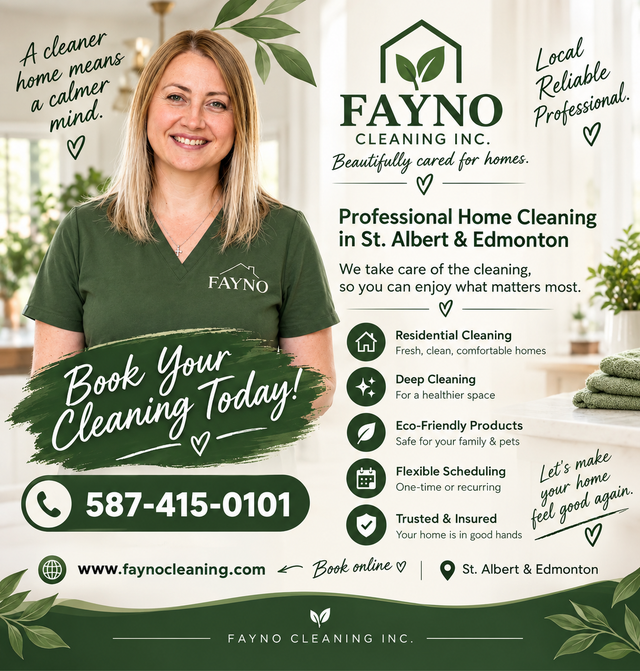Professional House Cleaning Services in StAlbert  FAYNO Cleaning