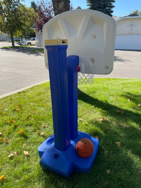 Kid's Fisher Price Basketball Stand & Ball
