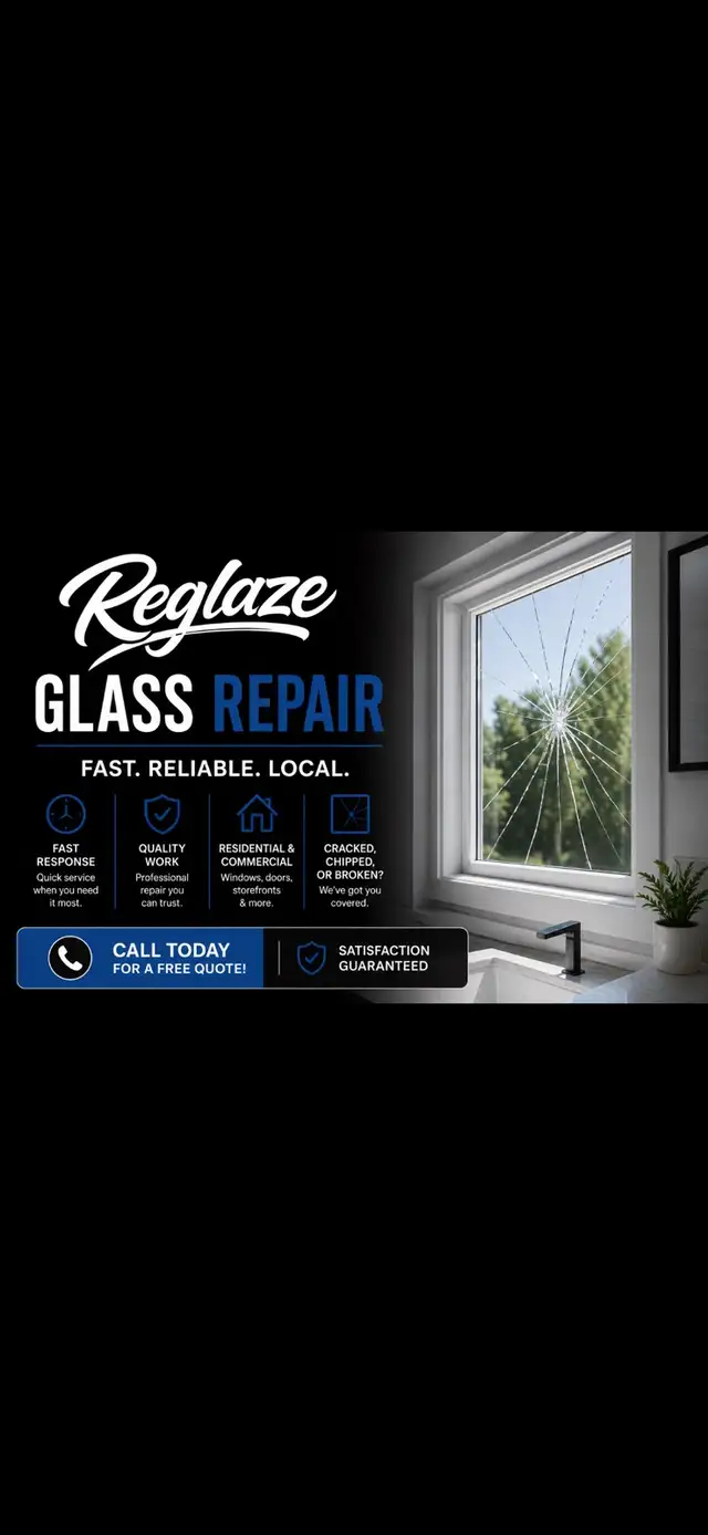 Glass Repair- Cracked or foggy glass