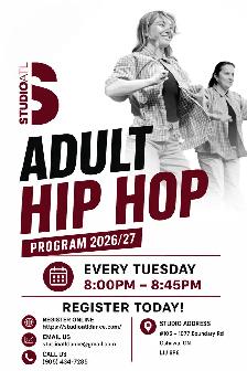 Join ADULT HIP HOP at Studio ATL Inc.!