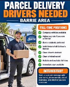 hiring delivery driver ASAP
