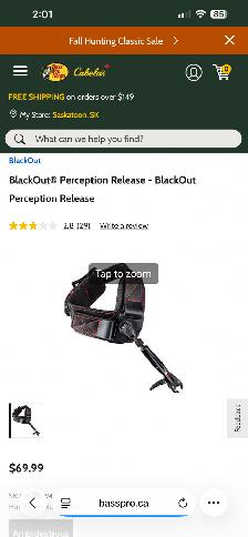 RH 55-70lbs BlackOut Compound Bow Package - Photo 5