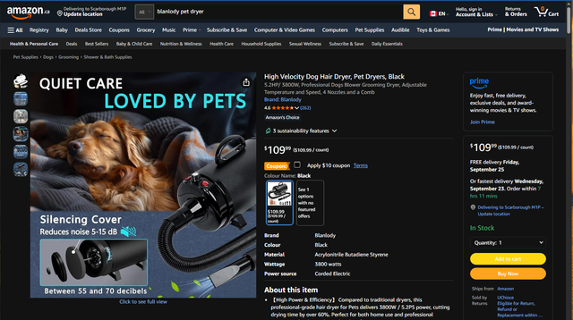 ✨ PROFESSIONAL PET DRYER – GREAT FIND FOR PET LOVERS & GROOMER