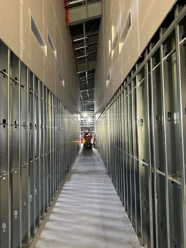 Steel stud framing