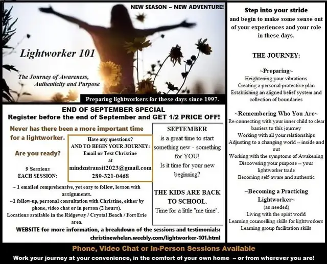 Lightworker 101: END OF SEPTEMBER SPECIAL!