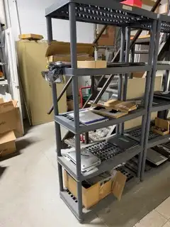 Plastic Storage Shelving Unit – Garage /Workshop Shelf  $10 Each