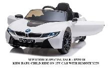 BMW I8 KIDS BABY CHILD RIDE ON 12V CAR WITH REMOTE - Photo 3
