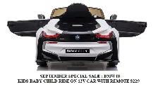 BMW I8 KIDS BABY CHILD RIDE ON 12V CAR WITH REMOTE - Photo 6