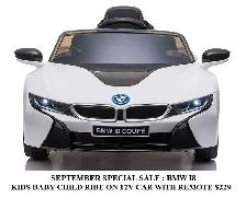 BMW I8 KIDS BABY CHILD RIDE ON 12V CAR WITH REMOTE - Photo 7