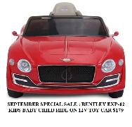 BENTLEY EXP-12 KIDS, BABY, CHILD RIDE ON 12V CAR WITH REMOTE - Photo 4