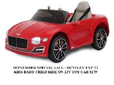 BENTLEY EXP-12 KIDS, BABY, CHILD RIDE ON 12V CAR WITH REMOTE - Photo 6