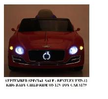 BENTLEY EXP-12 KIDS, BABY, CHILD RIDE ON 12V CAR WITH REMOTE - Photo 8