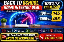Fast & Cheap Home Internet – 500 Mbps $45 | 1 Gbps $55