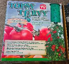 Topsy turvy upside down tomato planter