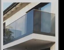 glass balcony installed and supplied
