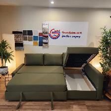 Olive green IKEA sectional sofa bed   FREE DELIVERY